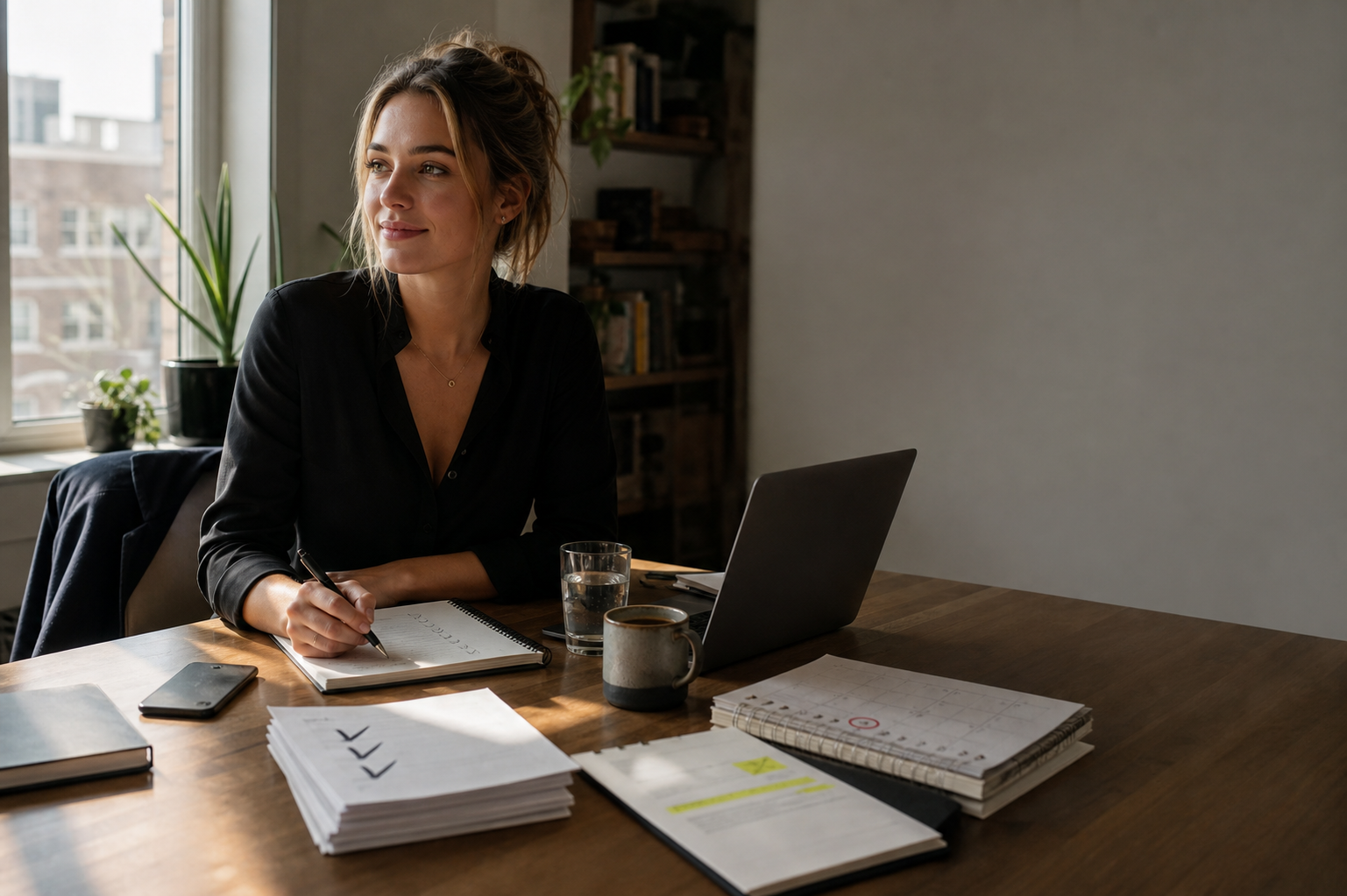 Job seeker woman — after RoleWorth